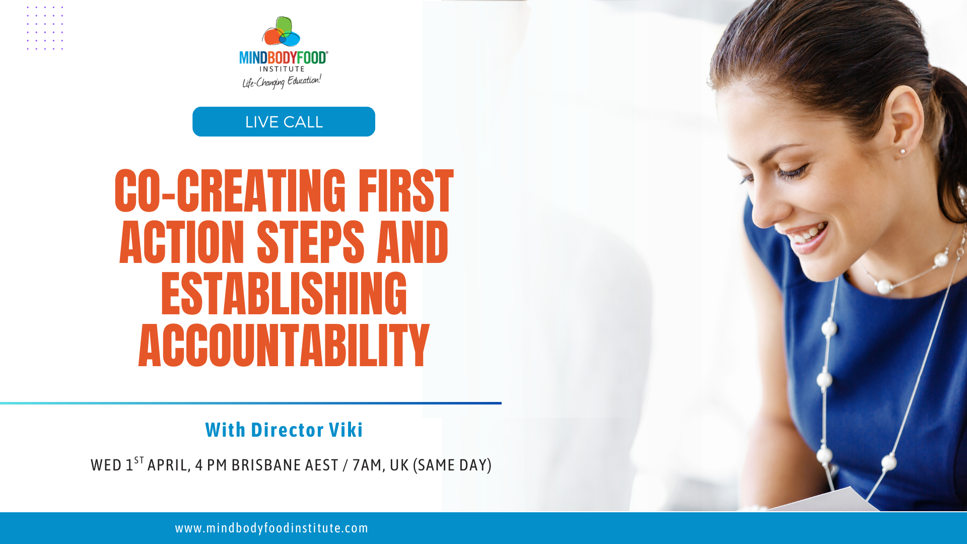 Co-creating first action steps and establishing accountability - Dateful